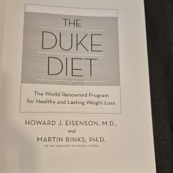 The Duke Diet Hardcover Book - Picture 2 of 4
